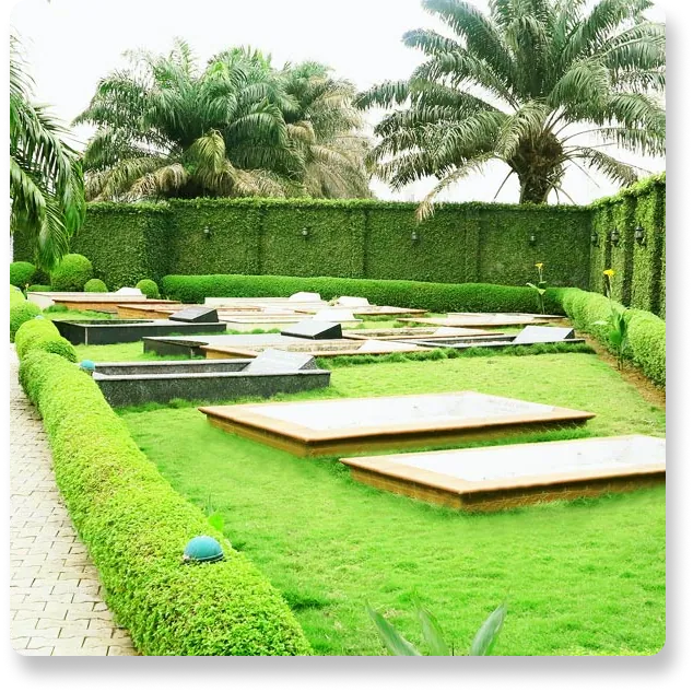 Cemetery in progress at Mercy Lotad