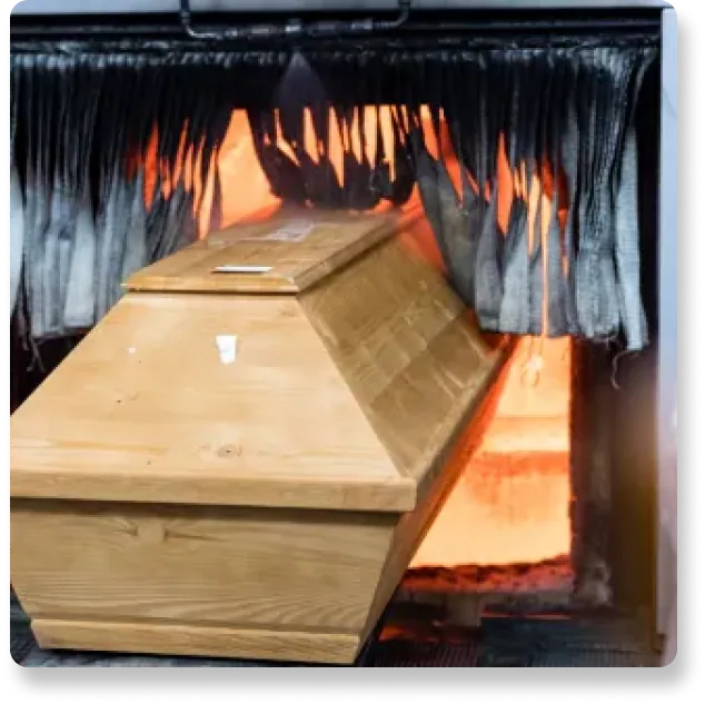 Our team carrying out Cremation at Mercy Lotad