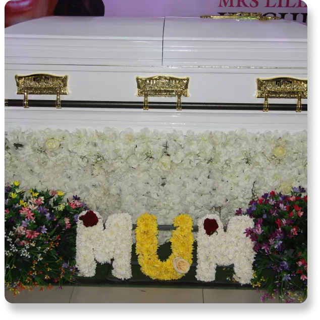 Our team carrying out Lying in State at Mercy Lotad
