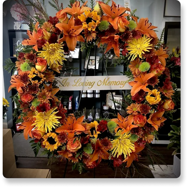 Our team carrying out Wreaths at Mercy Lotad