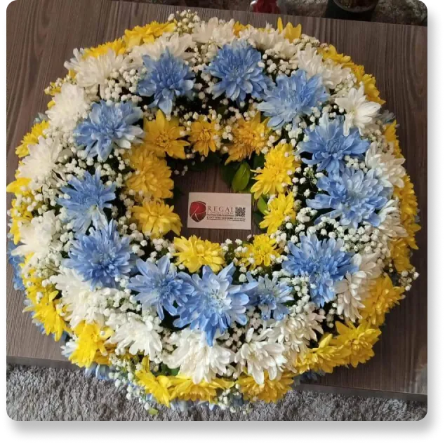 Wreaths in progress at Mercy Lotad